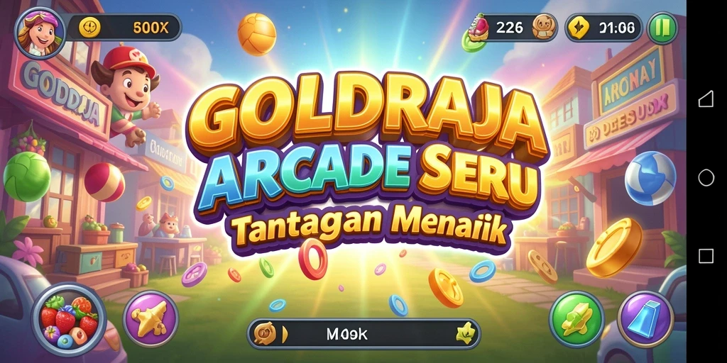 Screenshot gameplay <strong>GOLDRAJA</strong> yang menunjukkan aksi seru dan tantangan menarik.