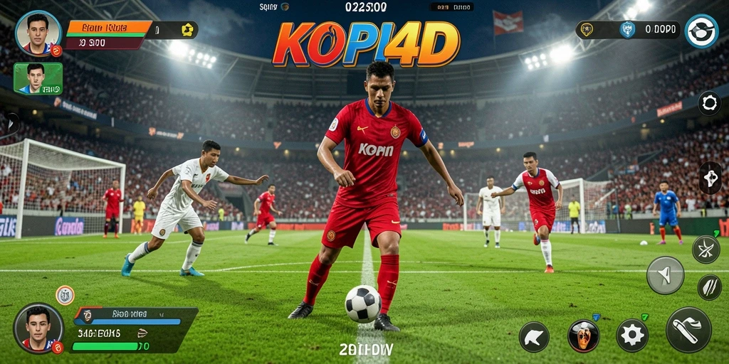 Tangkapan layar KOPI4D menunjukkan gameplay yang seru dan kompetitif.
