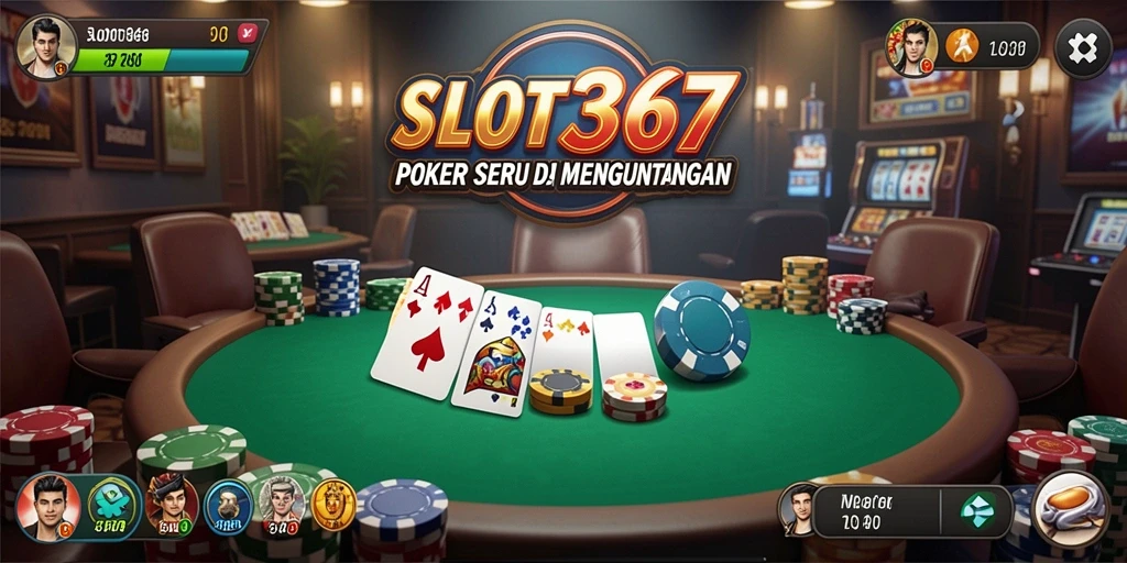 Gameplay SLOT367 menampilkan aksi seru permainan Poker yang menggugah semangat.