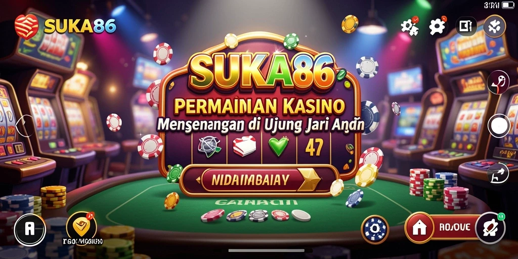 Gameplay Kasino yang seru dan mendebarkan di SUKA86.