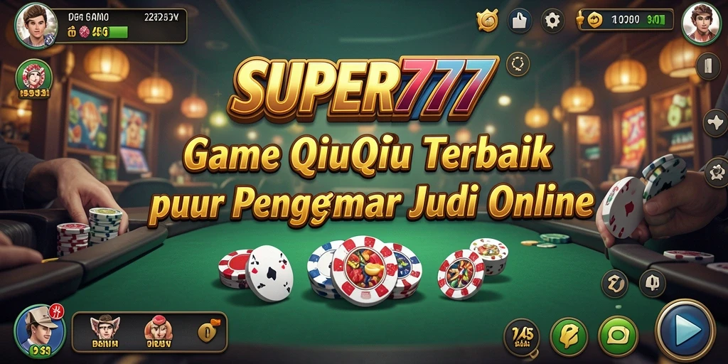 Gameplay seru QiuQiu di SUPER777 dengan antarmuka menarik.